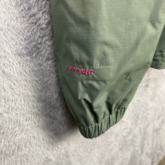 THE NORTH FACE Women’s S Resolve Parka II Jacket Packable Hood Green Gorpcore - Picture 4 of 8